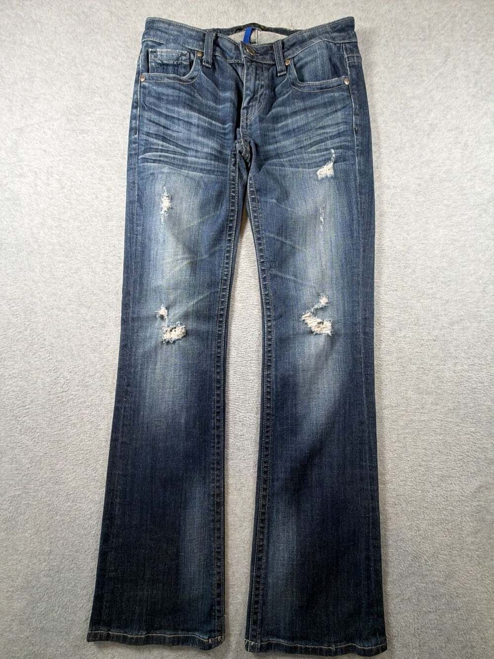 Vigoss Studio Brooklyn Distressed Bootcut Jeans